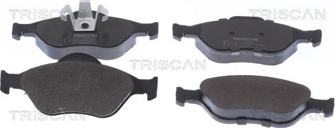 Triscan 8110 16008 - Гальмівні колодки, дискові гальма autocars.com.ua