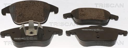 Triscan 8110 16038 - Гальмівні колодки, дискові гальма autocars.com.ua