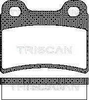 Triscan 8110 16165 - Тормозные колодки, дисковые, комплект avtokuzovplus.com.ua