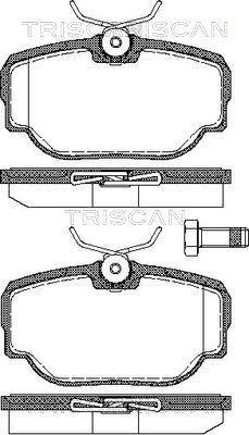 Budweg Caliper 521155 - Тормозные колодки, дисковые, комплект avtokuzovplus.com.ua