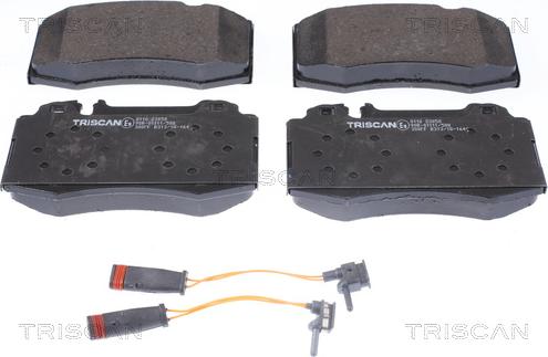Triscan 8110 23058 - Гальмівні колодки, дискові гальма autocars.com.ua