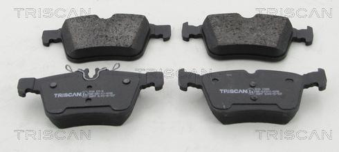 Triscan 8110 23080 - Гальмівні колодки, дискові гальма autocars.com.ua