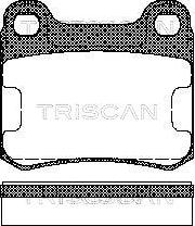 Triscan 8110 23115 - Тормозные колодки, дисковые, комплект autodnr.net