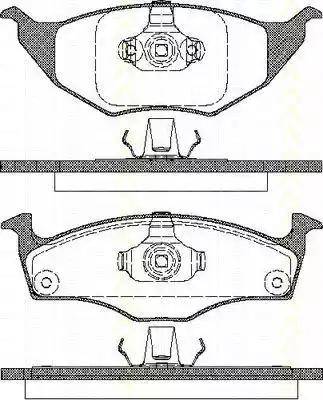 Breck 2339400 - Тормозные колодки, дисковые, комплект avtokuzovplus.com.ua