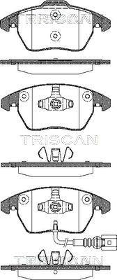 Triscan 8110 29051 - Тормозные колодки, дисковые, комплект avtokuzovplus.com.ua