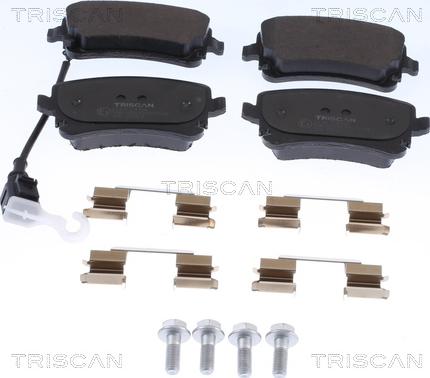 Triscan 8110 29056 - Гальмівні колодки, дискові гальма autocars.com.ua