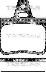 Triscan 8110 38933 - Тормозные колодки, дисковые, комплект autodnr.net