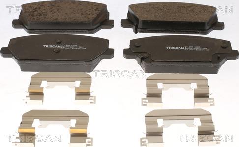 Triscan 8110 43058 - Тормозные колодки, дисковые, комплект autodnr.net