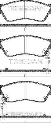 Triscan 8110 69181 - Тормозные колодки, дисковые, комплект autodnr.net