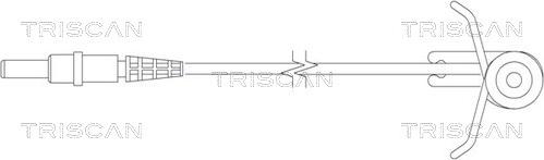 Triscan 8115 10006 - Сигналізатор, знос гальмівних колодок autocars.com.ua