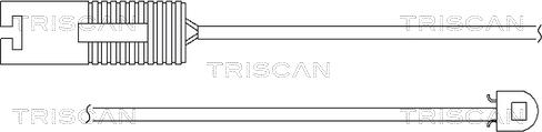 Triscan 8115 11009 - Сигналізатор, знос гальмівних колодок autocars.com.ua