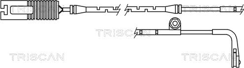 Triscan 8115 11015 - Сигнализатор, износ тормозных колодок avtokuzovplus.com.ua