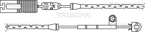 Triscan 8115 11017 - Сигнализатор, износ тормозных колодок avtokuzovplus.com.ua