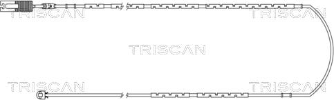 Triscan 8115 11018 - Сигнализатор, износ тормозных колодок autodnr.net