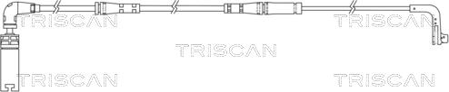 Triscan 8115 11027 - Сигнализатор, износ тормозных колодок avtokuzovplus.com.ua