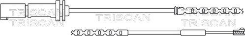 Triscan 8115 11057 - Сигнализатор, износ тормозных колодок autodnr.net