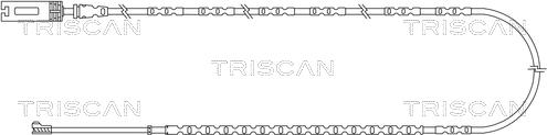 Triscan 8115 11066 - Сигнализатор, износ тормозных колодок avtokuzovplus.com.ua