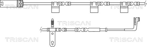 Triscan 8115 17013 - Сигналізатор, знос гальмівних колодок autocars.com.ua