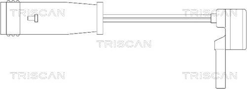 Triscan 8115 23005 - Сигналізатор, знос гальмівних колодок autocars.com.ua
