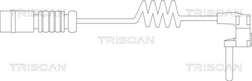 Triscan 8115 23013 - Сигнализатор, износ тормозных колодок avtokuzovplus.com.ua