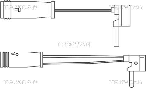 Triscan 8115 23017 - Сигнализатор, износ тормозных колодок autodnr.net