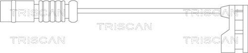 Triscan 8115 23018 - Сигналізатор, знос гальмівних колодок autocars.com.ua