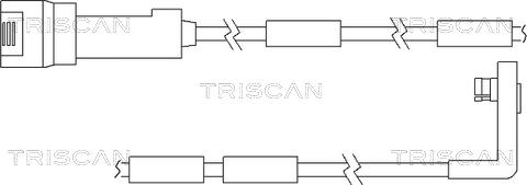 Triscan 8115 24008 - Сигнализатор, износ тормозных колодок autodnr.net