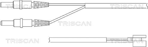 Triscan 8115 28001 - Сигналізатор, знос гальмівних колодок autocars.com.ua