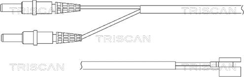 Triscan 8115 28001 - Сигнализатор, износ тормозных колодок avtokuzovplus.com.ua