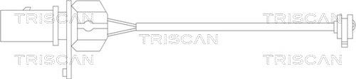 Triscan 8115 29008 - Сигнализатор, износ тормозных колодок avtokuzovplus.com.ua