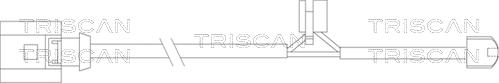 Triscan 8115 29009 - Сигнализатор, износ тормозных колодок autodnr.net