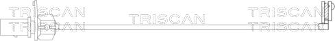 Triscan 8115 29010 - Сигнализатор, износ тормозных колодок autodnr.net