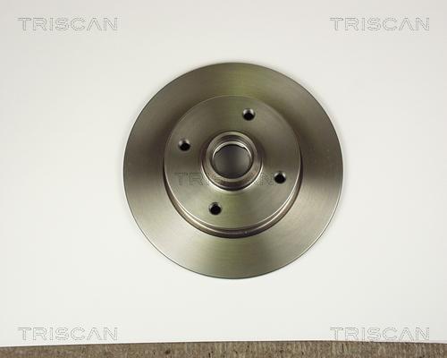 Triscan 8120 10104 - Гальмівний диск autocars.com.ua