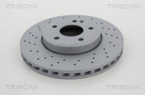 Triscan 8120 231022C - Гальмівний диск autocars.com.ua