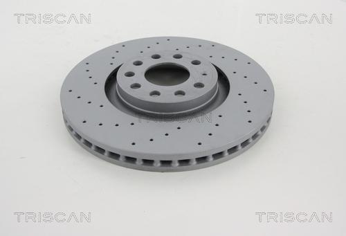 Triscan 8120 291007C - Гальмівний диск autocars.com.ua