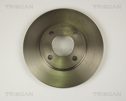 Triscan 8120 29124 - Гальмівний диск autocars.com.ua