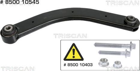 Triscan 8500 10545 - Рычаг подвески колеса autodnr.net