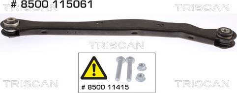 Triscan 8500 115061 - Тяга / стійка, підвіска колеса autocars.com.ua