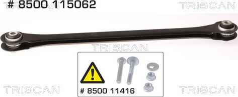 Triscan 8500 115062 - Тяга / стійка, підвіска колеса autocars.com.ua