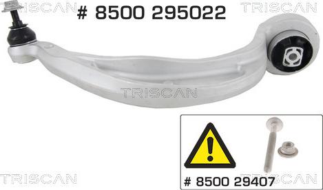 Triscan 8500 295022 - Рычаг подвески колеса avtokuzovplus.com.ua