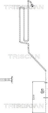 Triscan 8516 16013 - Гідравлічний шланг, рульове управління autocars.com.ua