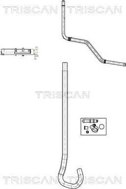 Triscan 8516 16033 - Гідравлічний шланг, рульове управління autocars.com.ua