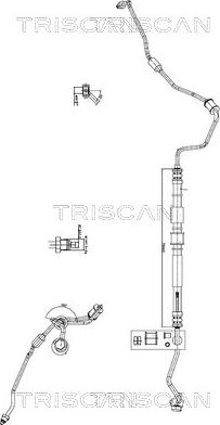 Triscan 8516 18001 - Гідравлічний шланг, рульове управління autocars.com.ua
