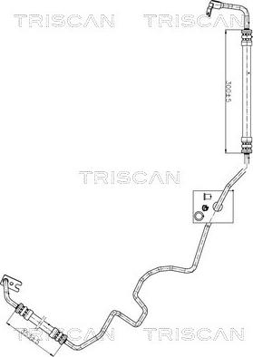 Triscan 8516 24001 - Гідравлічний шланг, рульове управління autocars.com.ua