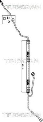 Triscan 8516 29001 - Гідравлічний шланг, рульове управління autocars.com.ua