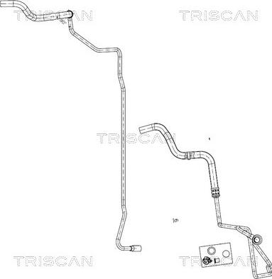 Triscan 8516 29011 - Гідравлічний шланг, рульове управління autocars.com.ua