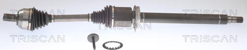 Triscan 8540 27543 - Приводний вал autocars.com.ua