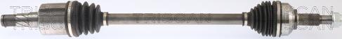 Triscan 8540 81508 - Приводний вал autocars.com.ua