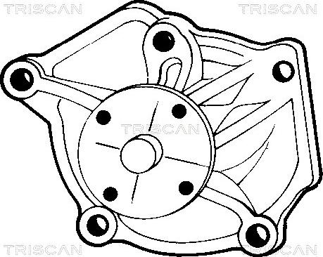 Triscan 8600 10310 - Водяний насос autocars.com.ua