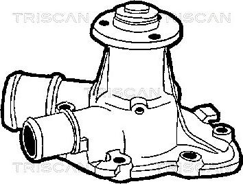 Triscan 8600 12958 - Водяний насос autocars.com.ua